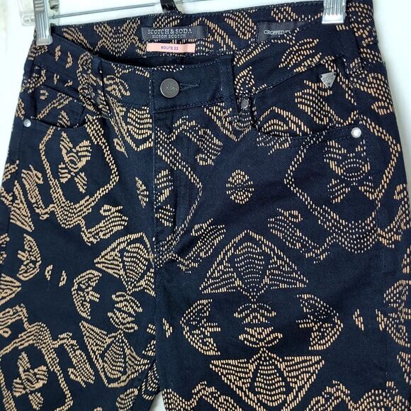 Scotch & Soda Route 22 Cropped Kick Flare Jeans Size 28 - Picture 4 of 12